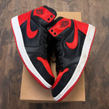 Jordan 1 Retro High OG Satin Bred (Women's) Size 10W (Pre-Owned) - Image 2