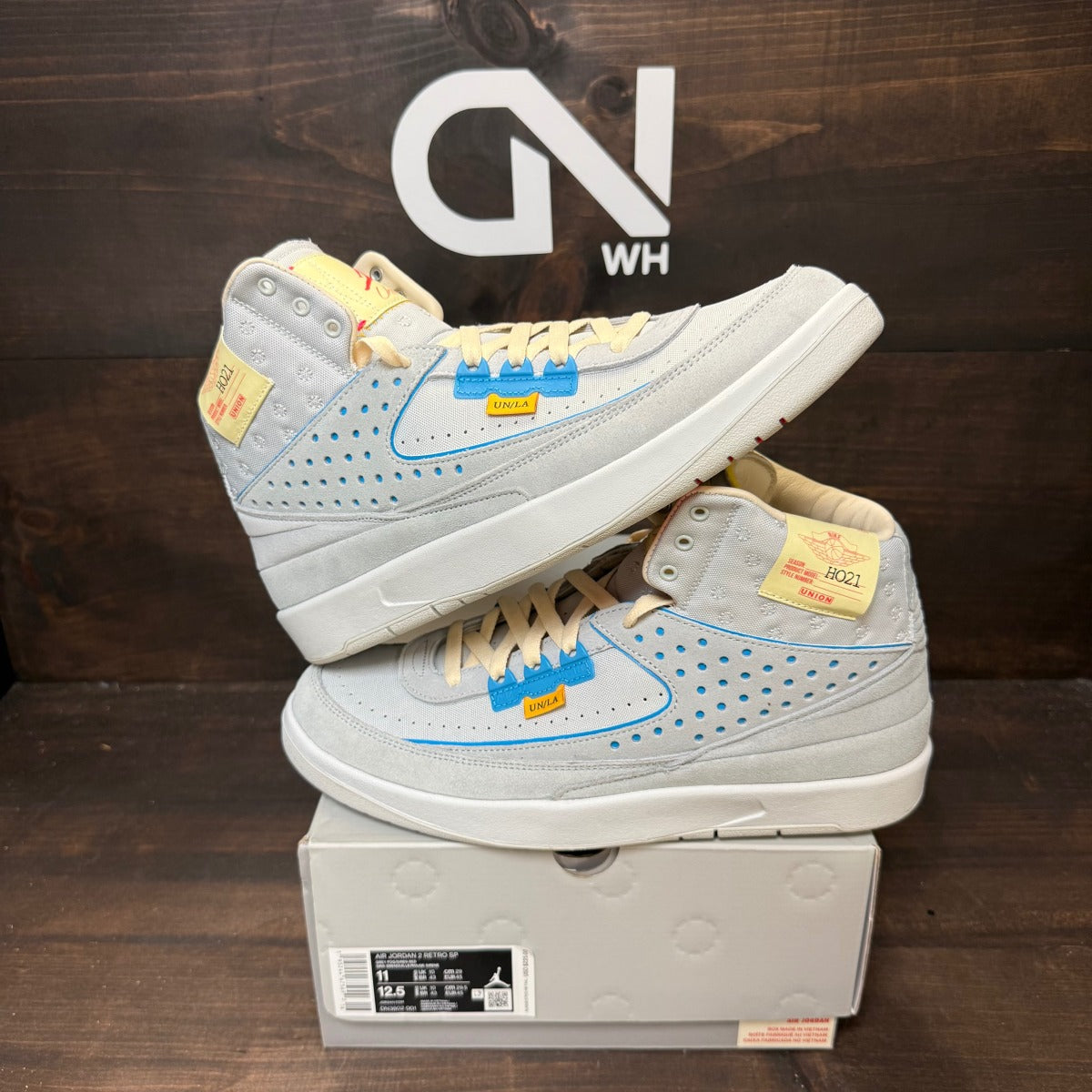 Jordan 2 Retro SP Union Grey Fog - Image 1