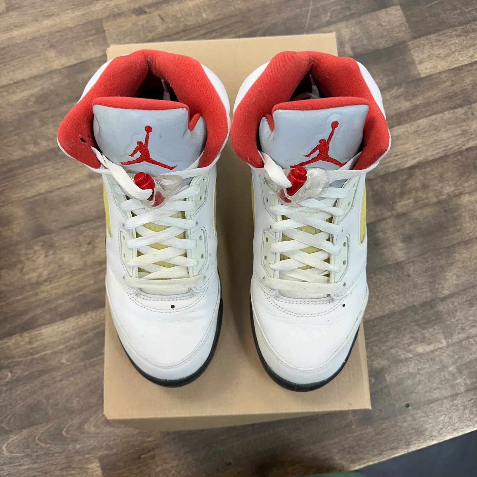 Fire Red Jordan 5 (GS) (USED, No Box)