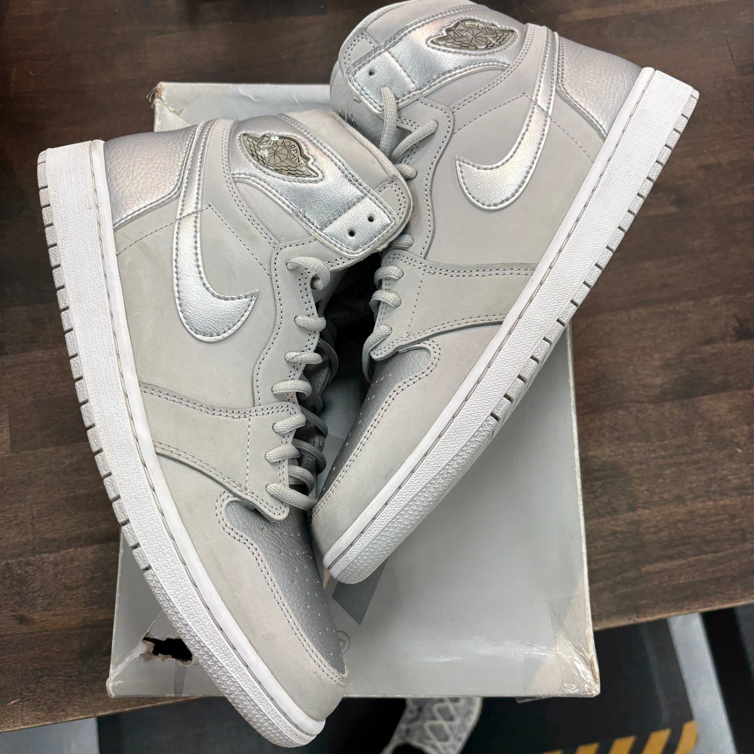 COJP Silver Jordan 1 High (USED)