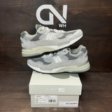 New Balance 992 MiUSA Grey Silver Metallic Size 13 (Pre-Owned) - front