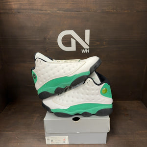 Jordan 13 Retro White Lucky Green Size 11 (Pre-Owned)