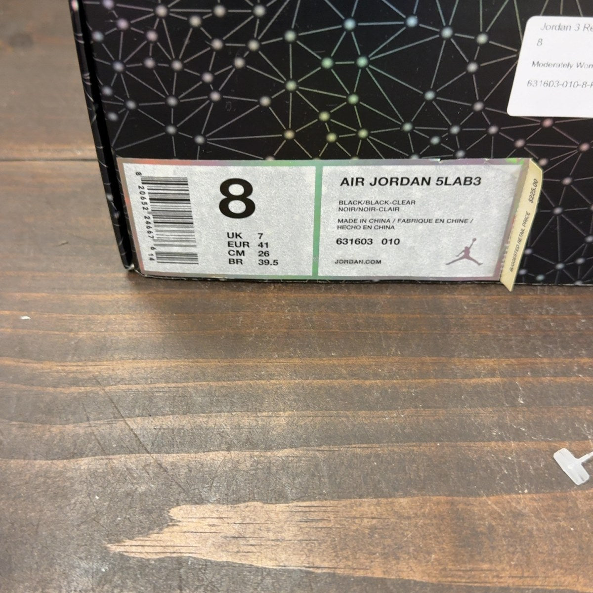 Jordan 3 Retro 5Lab3 Black - Image 9