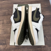 (W) Olive Travis Scott Jordan 1 Low OG (USED)