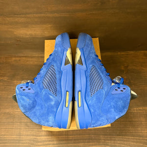Jordan 5 Retro Blue Suede Size 12 (Pre-Owned) - Image 5