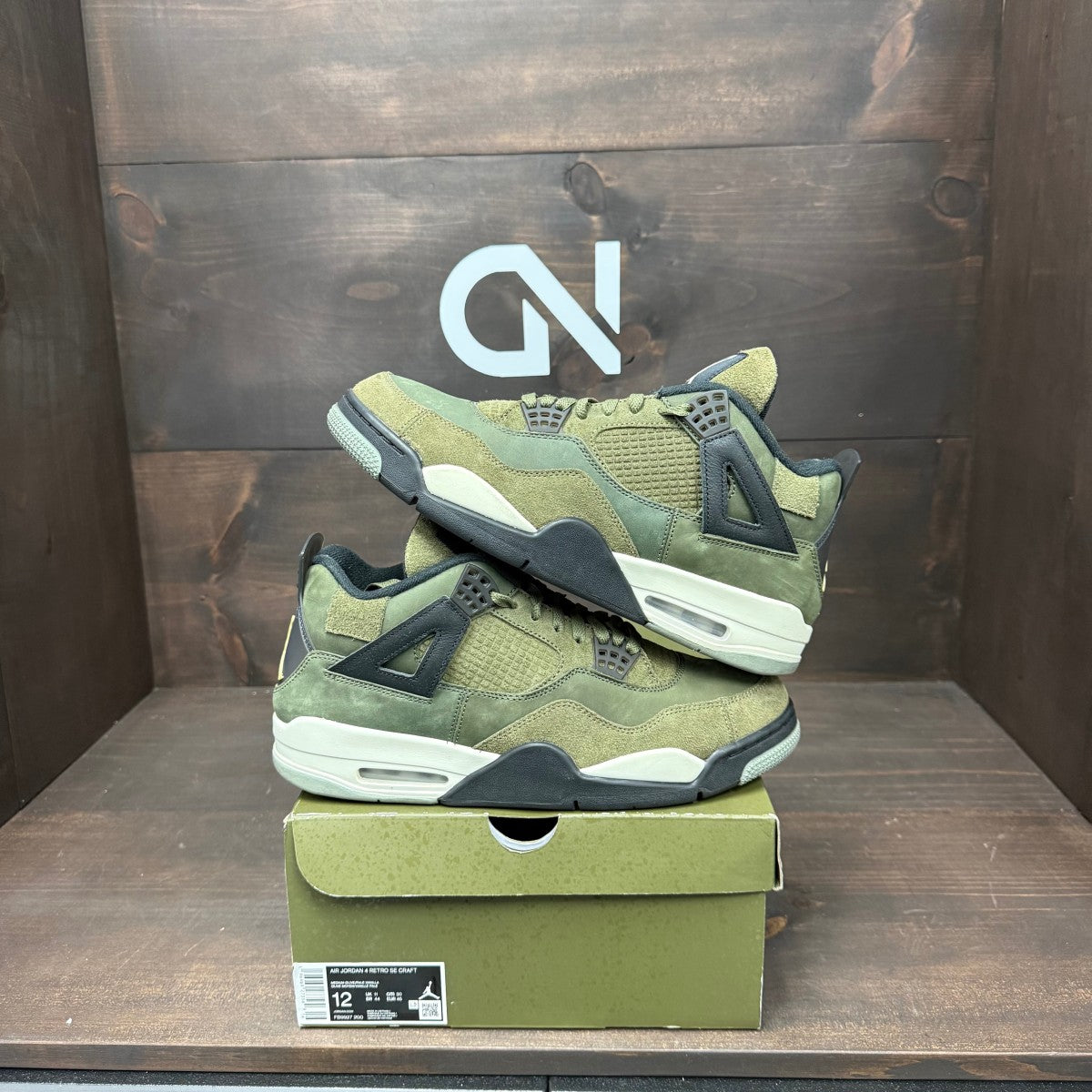 Jordan 4 Retro SE Craft Medium Olive - Image 1