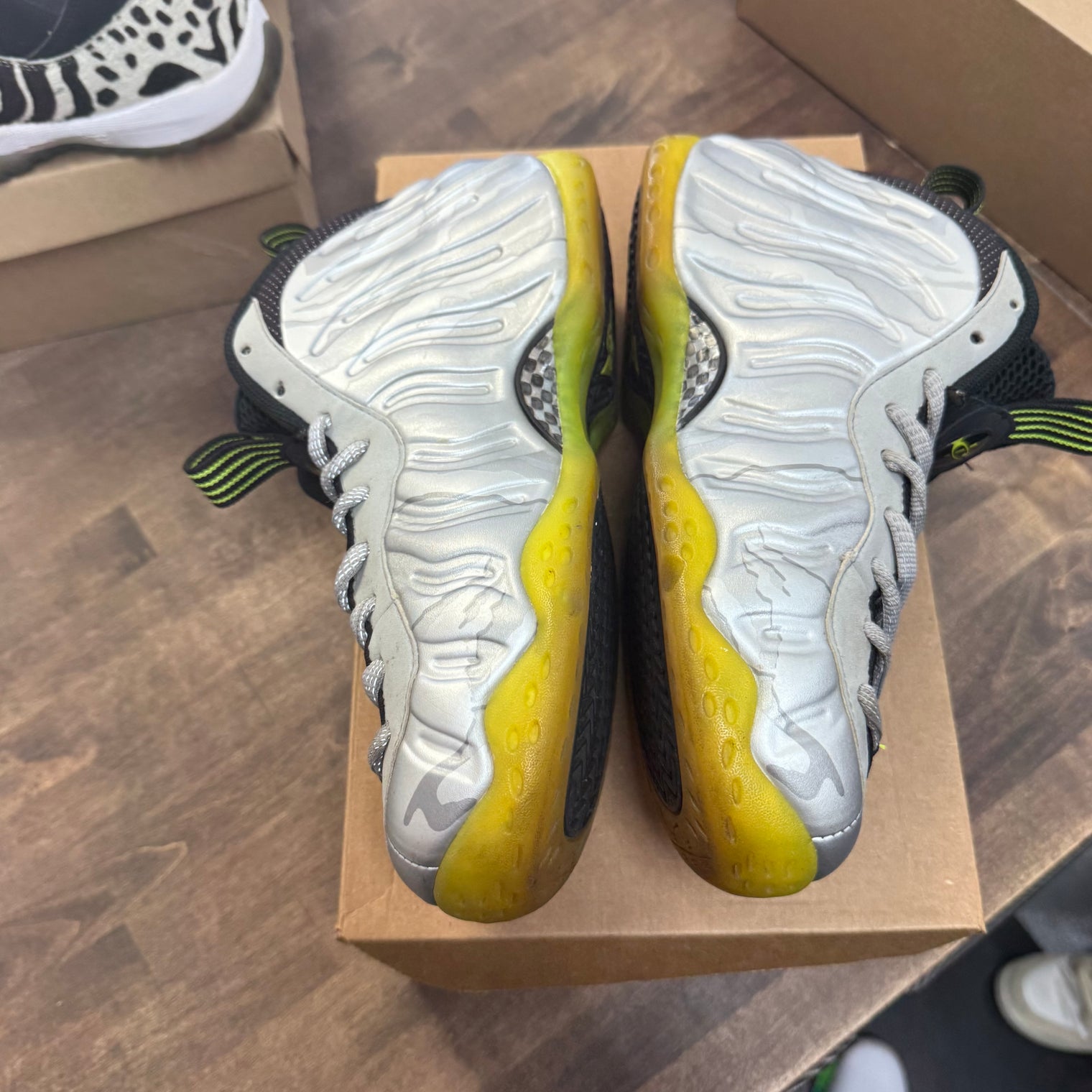 Volt Camo Foamposite One (USED, No Box)