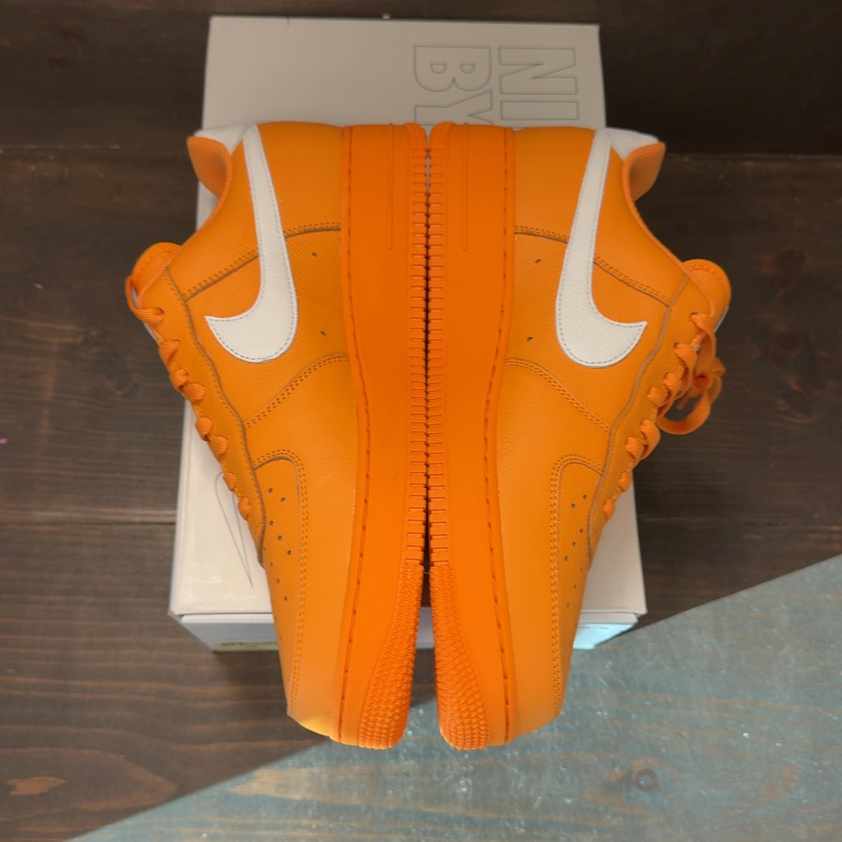 Nike Air Force 1 Low By You 'Canvas, Leather, & Satin Option' Size 12 - aux