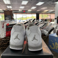 White Oreo Jordan 4 (GS) (Lightly Worn)