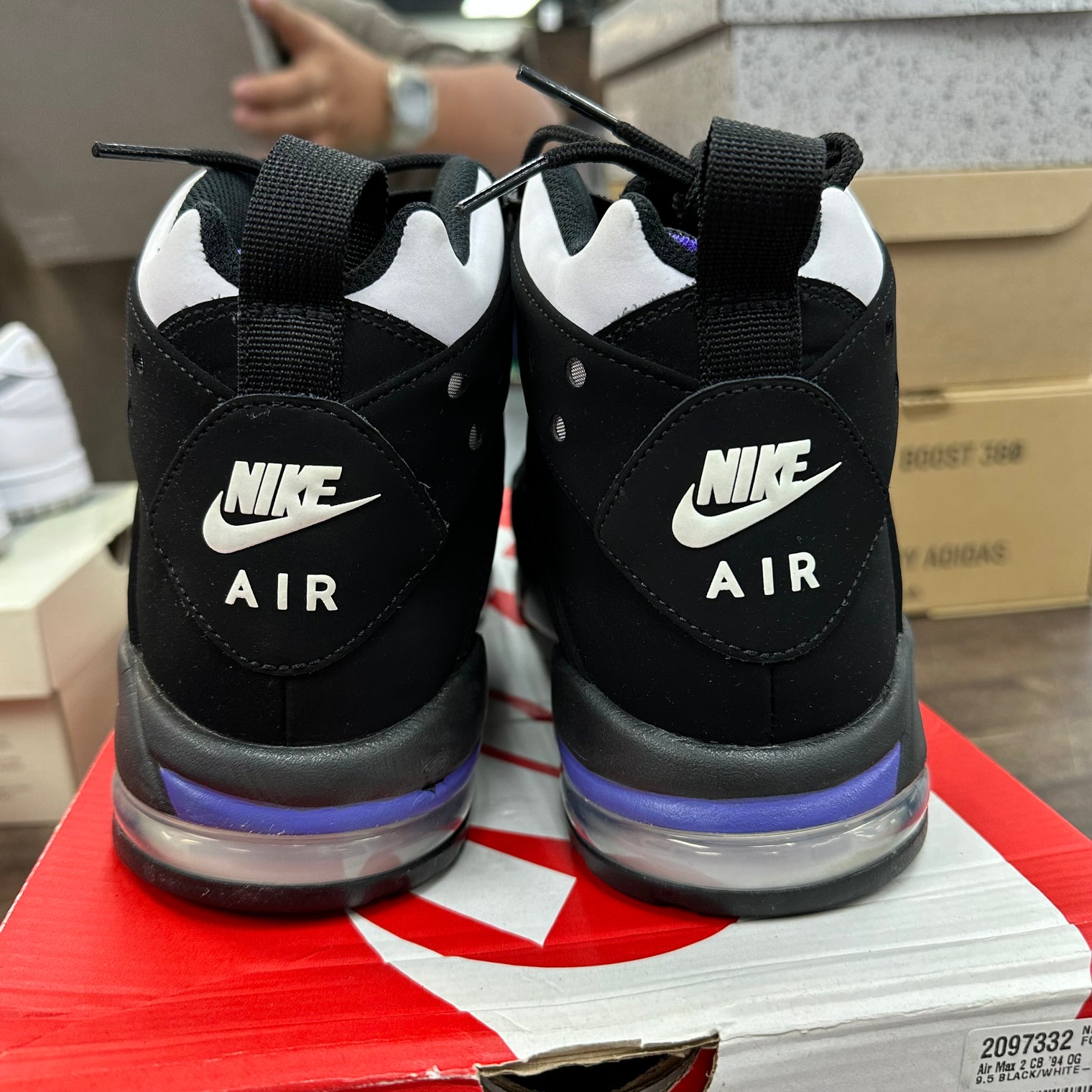 Black White Purple Nike Air Max 2 CB '94 OG (2023) (Lightly Worn)