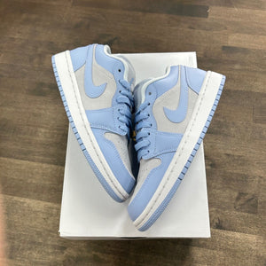 Jordan 1 Low Football Grey Aluminum (Women's) - Image 1