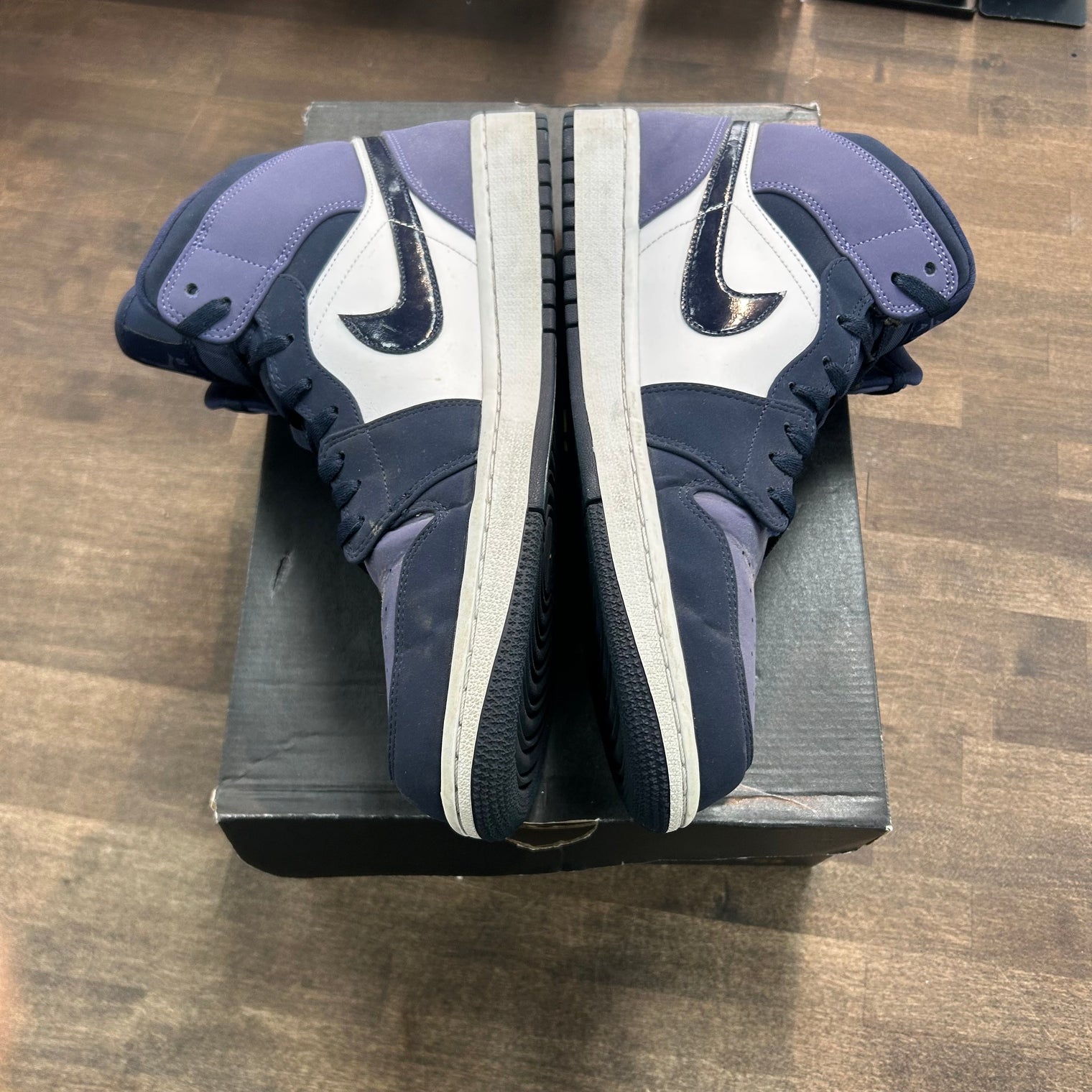 Obsidian Sanded Purple Jordan 1 Mid (USED)