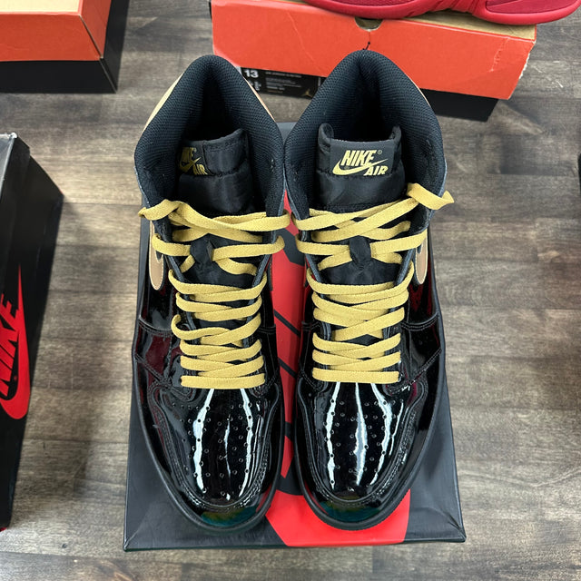 Black Metallic Gold Jordan 1 Retro High (2020) (USED)