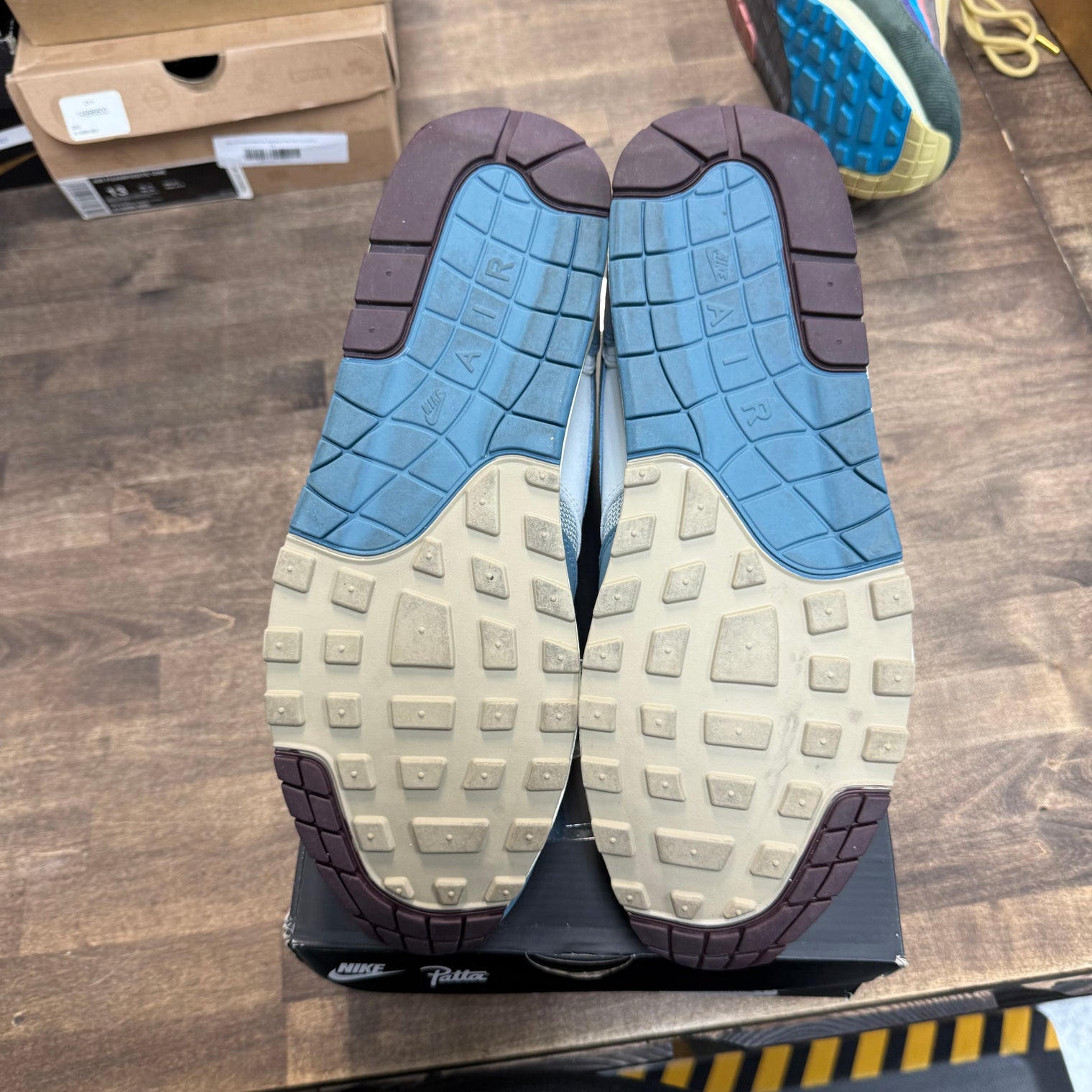 Nike Air Max 1 Patta Waves Noise Aqua (with Bracelet) (US 13) (USED)