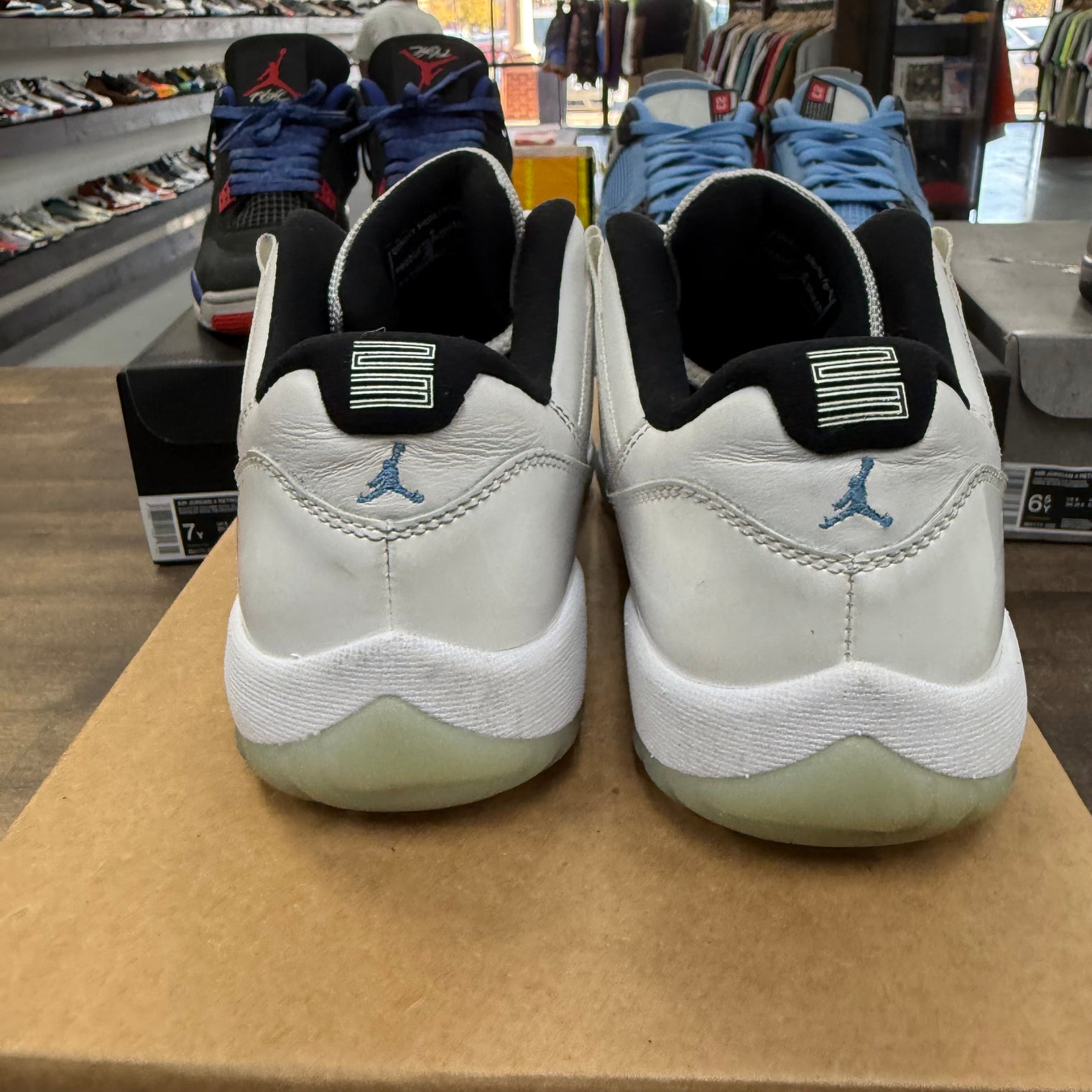Legend Blue Jordan 11 Retro Low (USED, No Box)
