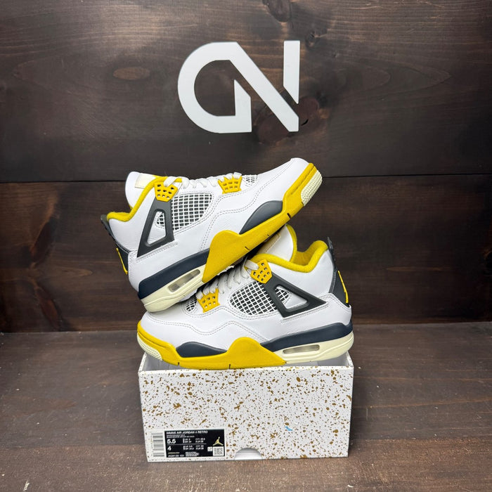 Jordan 4 Retro Vivid Sulfur (Women's) Size 5.5W