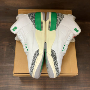 Jordan 3 Retro Lucky Green (Women's) Size 11W (Pre-Owned) - Image 4