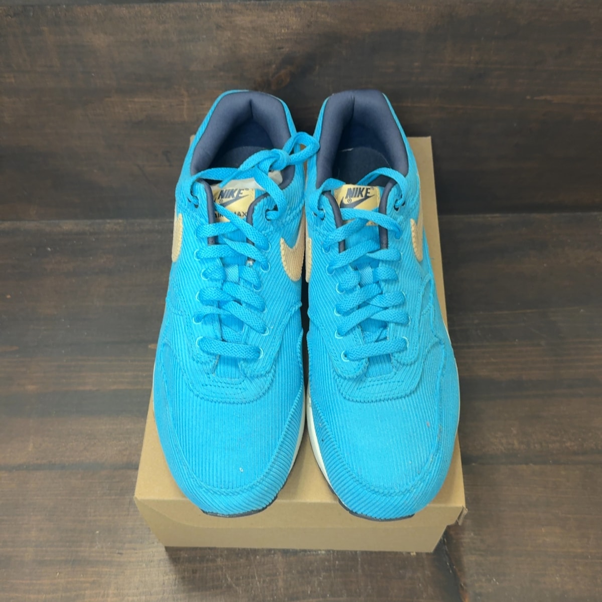 Nike Air Max 1 Corduroy Baltic Blue Size 11.5 (Pre-Owned) - Image 3
