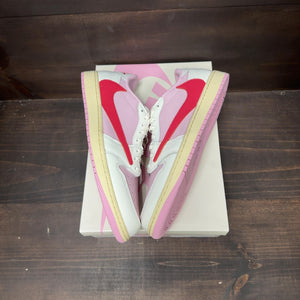 Jordan 1 Retro Low OG SP Travis Scott Sail Tropical Pink - Image 3