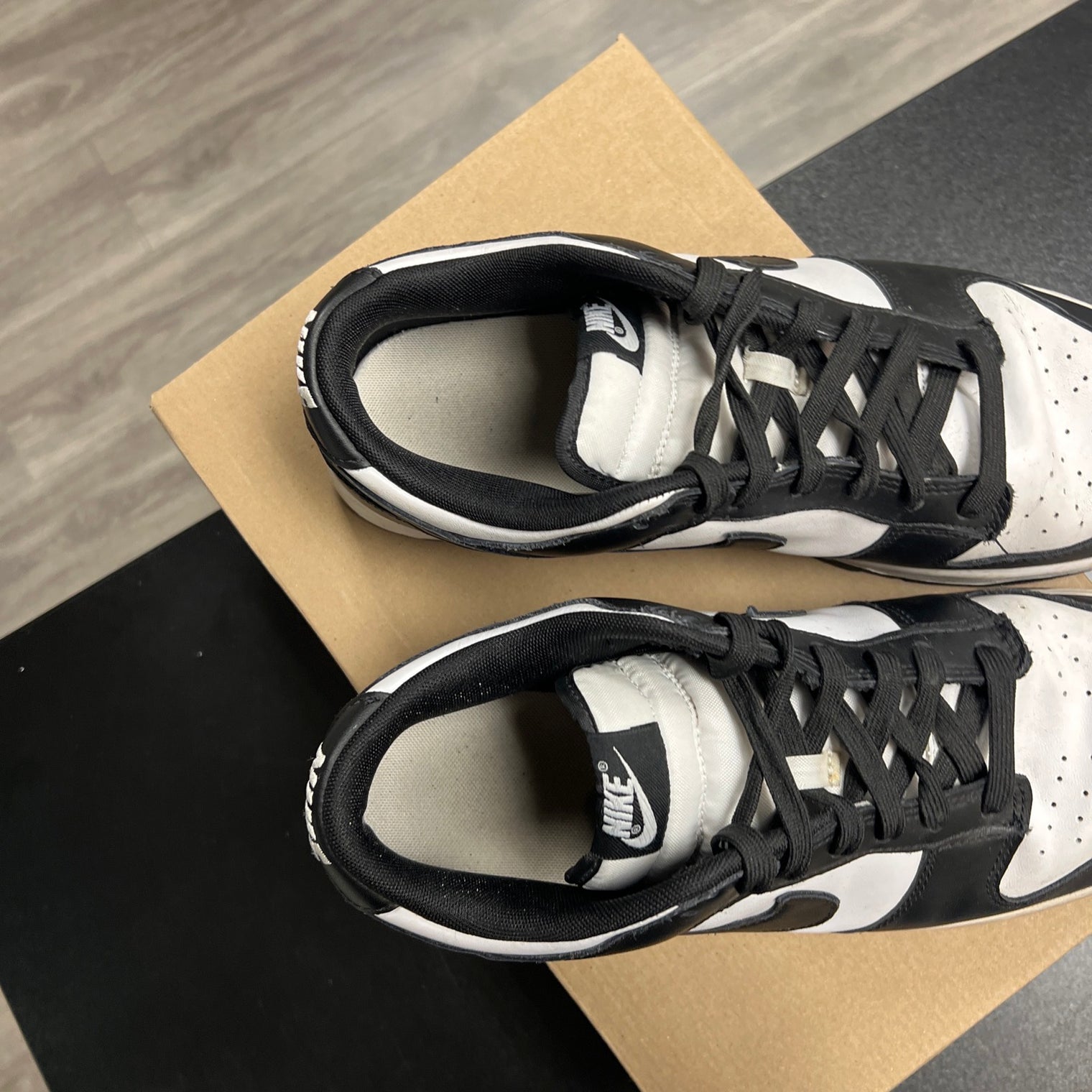 Panda Black White Dunk Low (USED, no box)