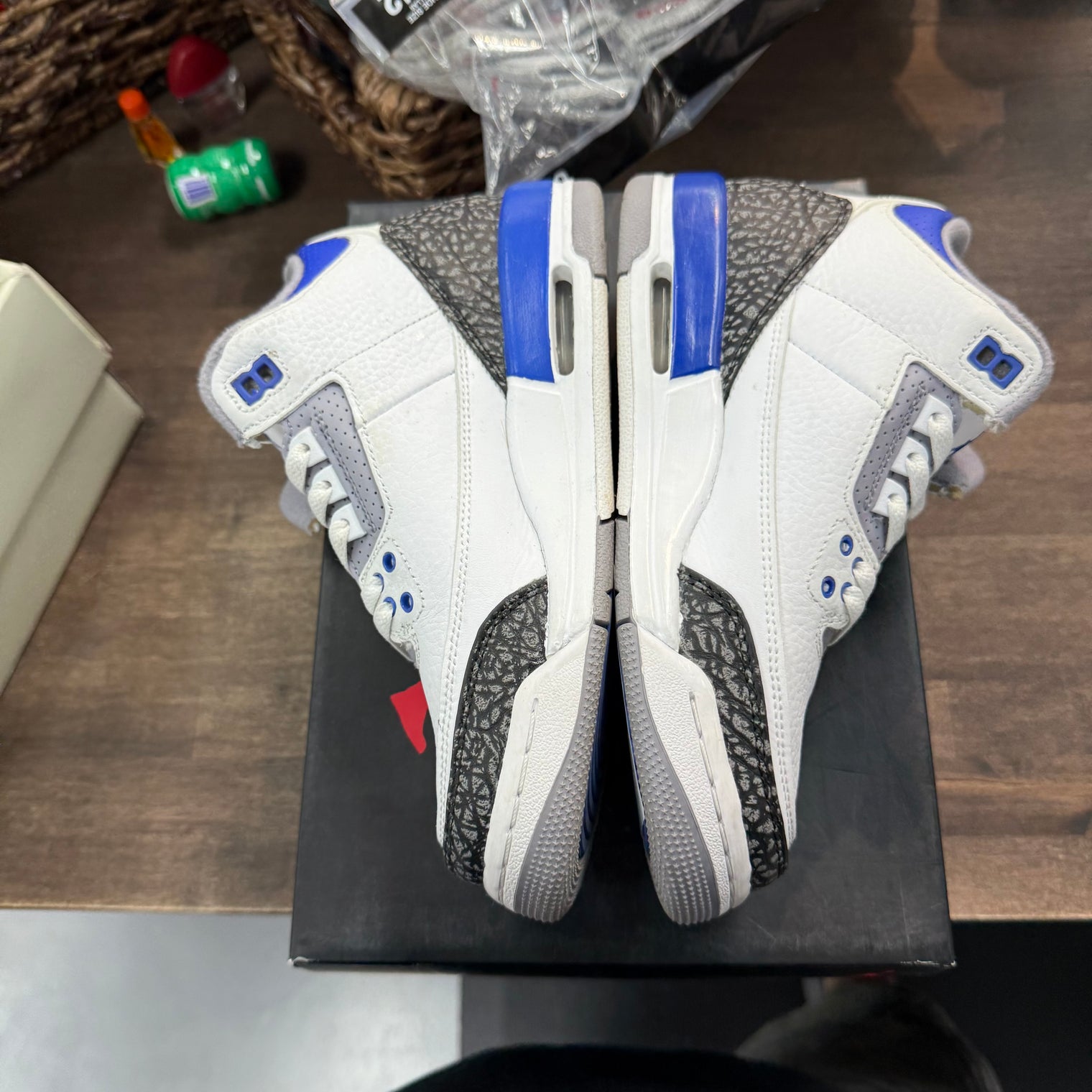 Racer Blue Jordan 3 Retro (GS) (USED)