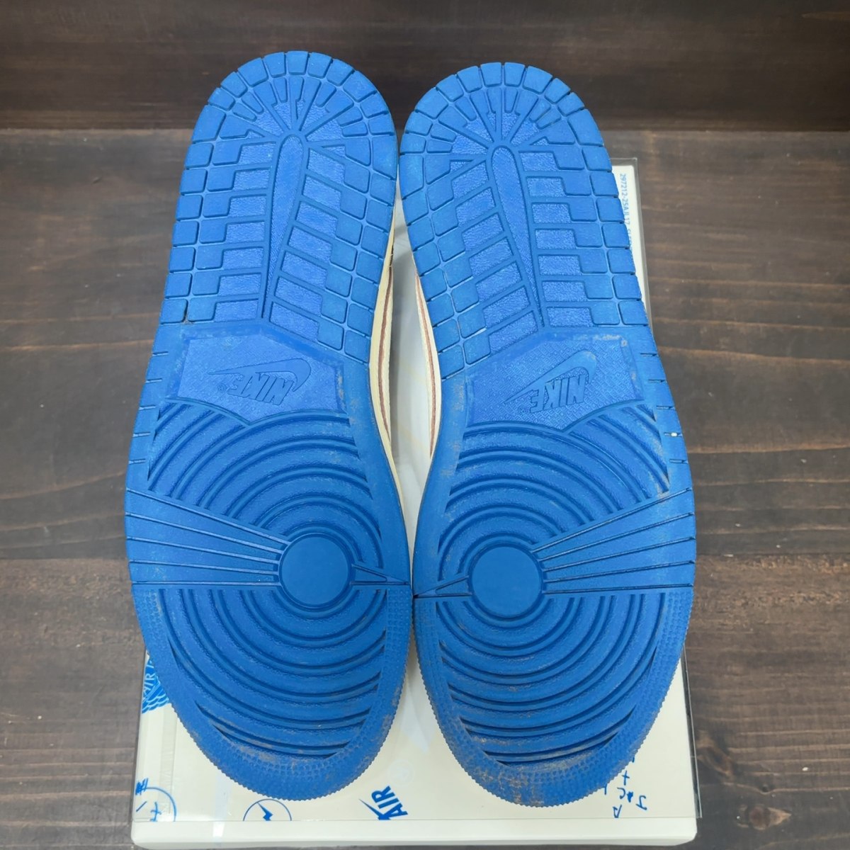 Jordan 1 Retro Low OG SP Fragment x Travis Scott Sail Military Blue - Image 6