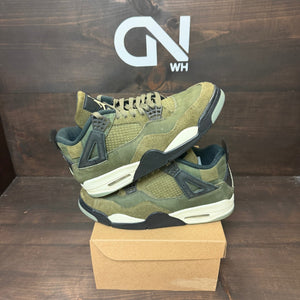 Jordan 4 Retro SE Craft Medium Olive Size 9 (Pre-Owned) - Image 1
