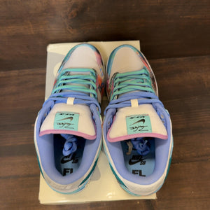 Nike SB Dunk Low Futura Laboratories Bleached Aqua Size 9 (Pre-Owned)