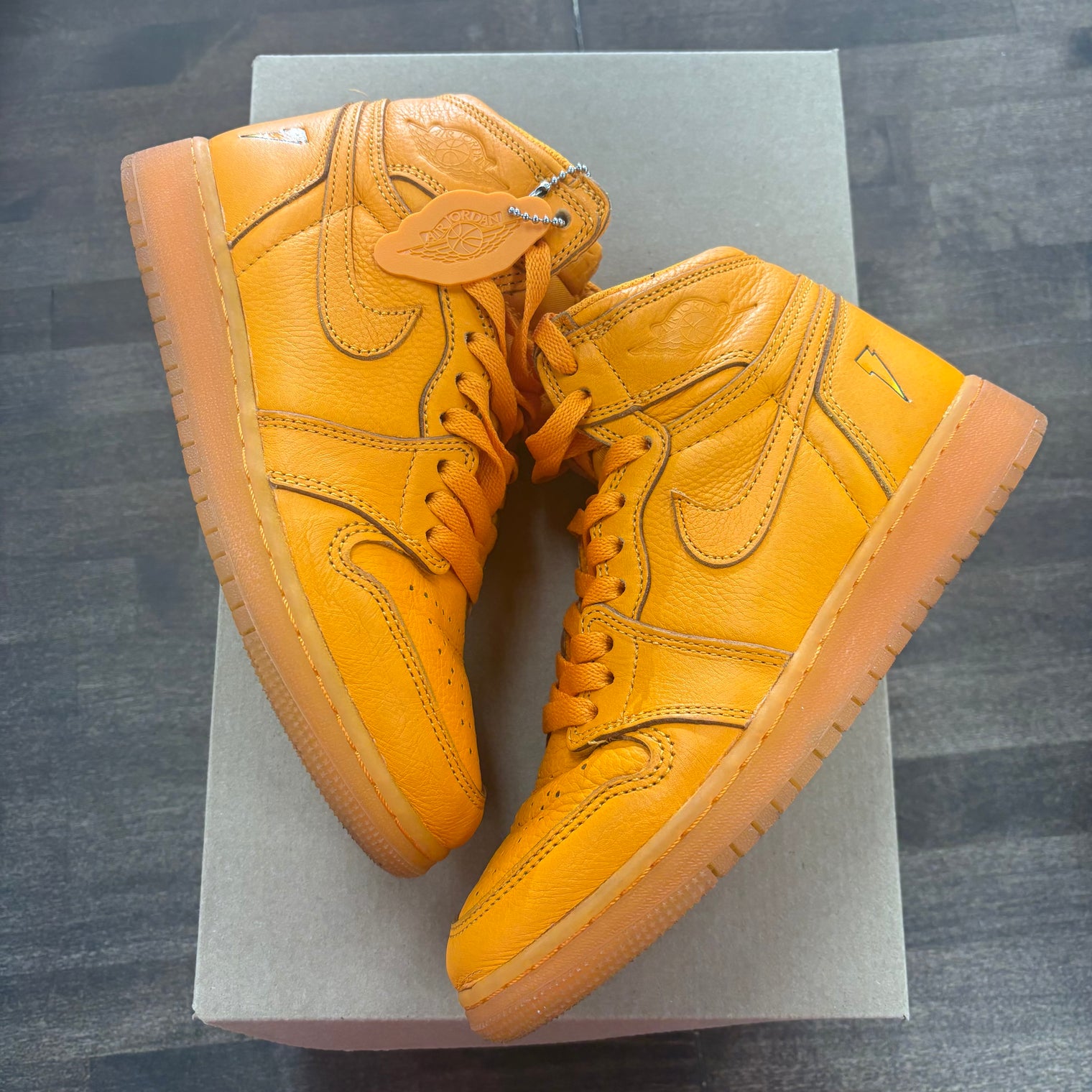 Gatorade Orange Jordan 1 High (GS) (USED, No Box)
