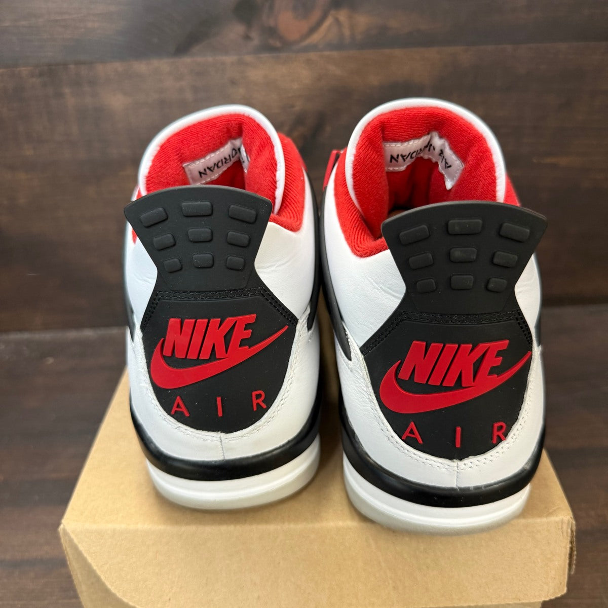 Jordan 4 Retro Fire Red (2020) Size 11 (Pre-Owned) - Image 3