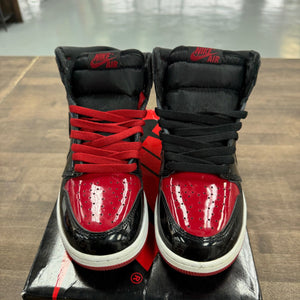 Jordan 1 Retro High OG Patent Bred (GS) - Image 3