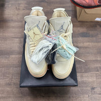 Jordan 4 Retro Off-White Sail (Women's) - Image 7