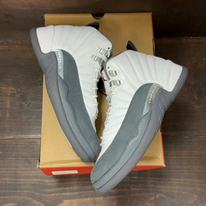 Jordan 12 Retro White Dark Grey Size 9.5 (Pre-Owned) - back