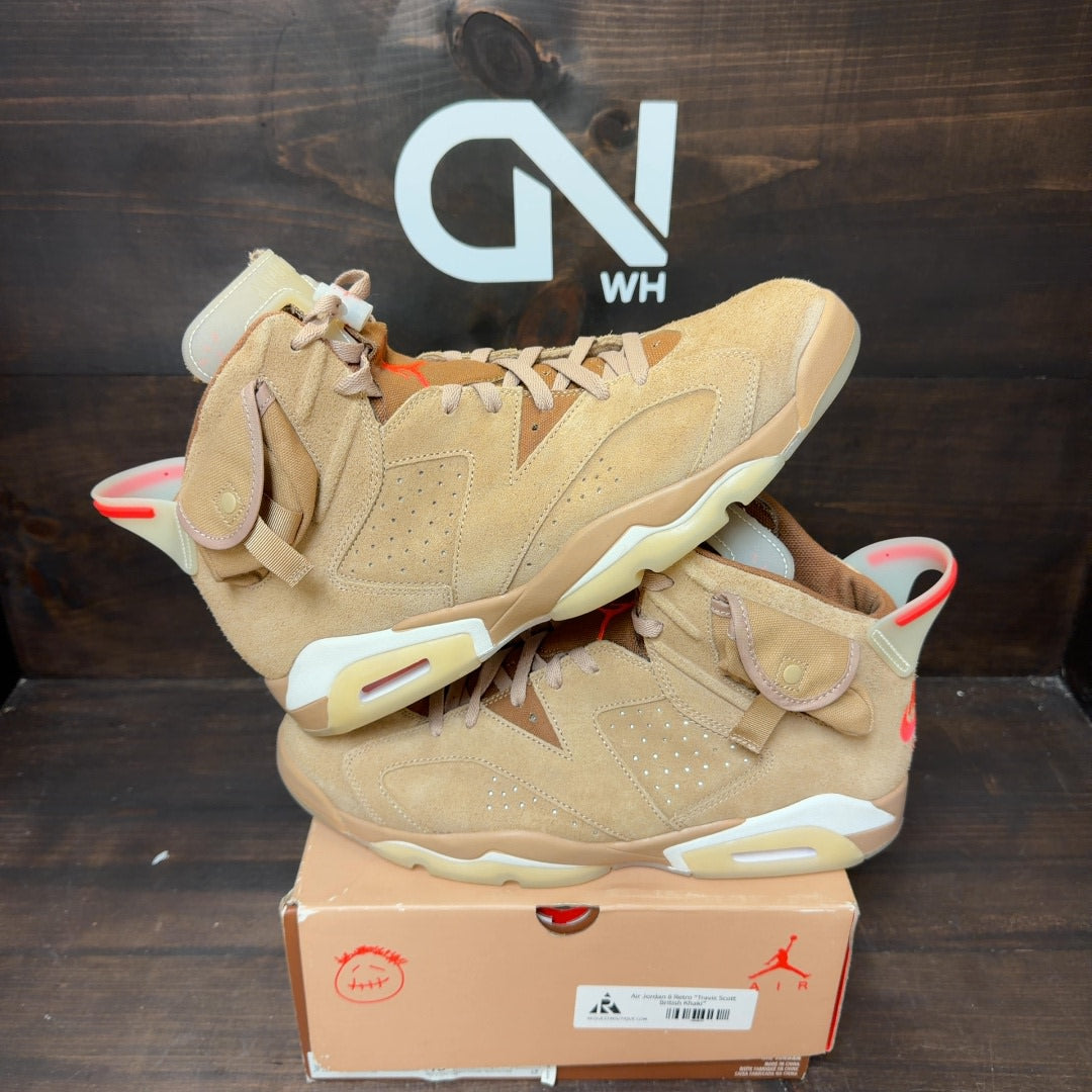 Jordan 6 Retro Travis Scott British Khaki - Image 1