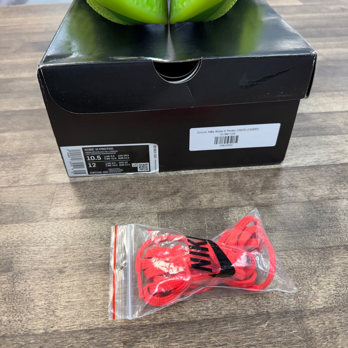 Nike Kobe 6 Protro Grinch (2020) Size 10.5 (Pre-Owned) - Image 6
