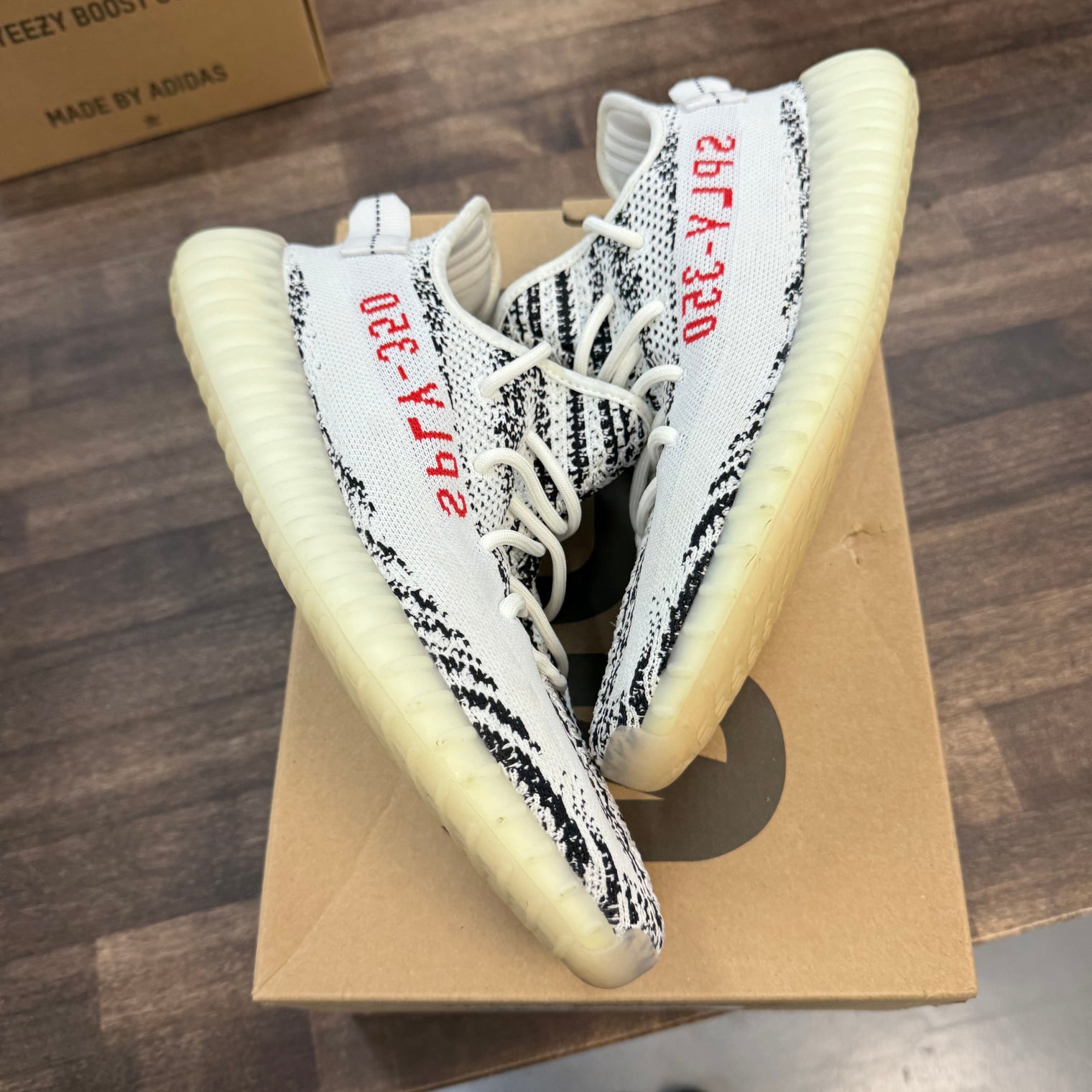 Zebra Yeezy 350 (USED)