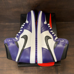 Jordan 1 Retro High Court Purple White Size 11 (Pre-Owned)