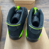 (GS) Electro Green Jordan 6 (USED,No Box)