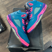 Tropical Teal Jordan 5 Retro (GS) (USED)