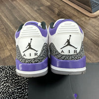 Dark Iris Jordan 3 Retro (USED)