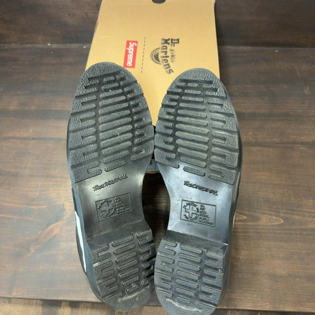 Dr. Martens 1461 3-Eye Shoe Supreme Skull Black White - Image 8