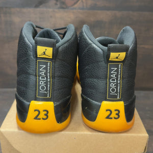 Jordan 12 Retro Black University Gold Size 9.5 (Pre-Owned) - aux