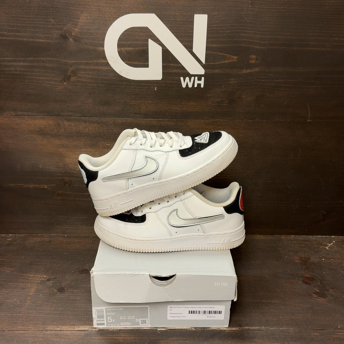 Nike Air Force 1/1 Cosmic Clay (GS) Size 5Y (Pre-Owned) - front