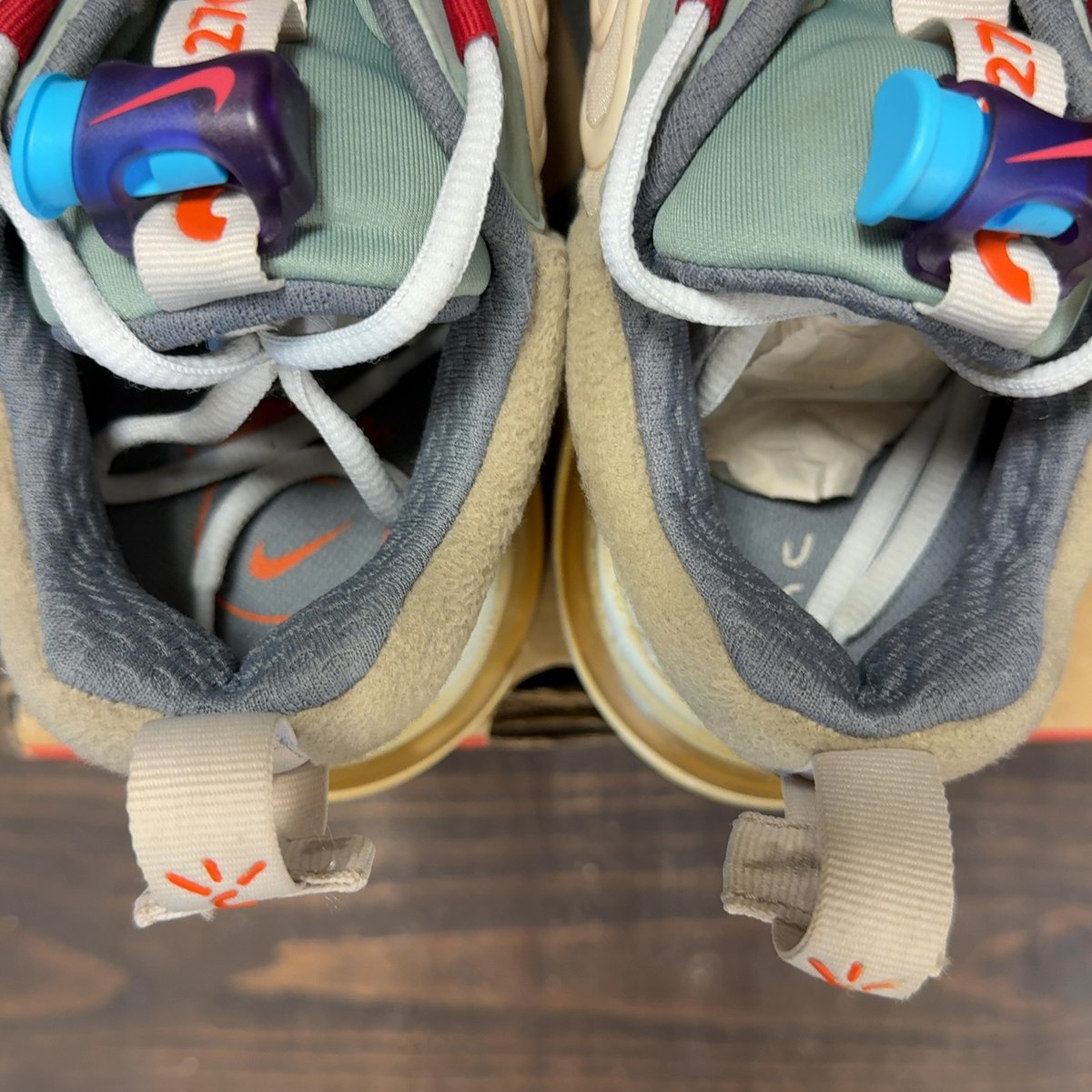 Nike Air Max 270 React ENG Travis Scott Cactus Trails Size 7 (Pre-Owned) - aux
