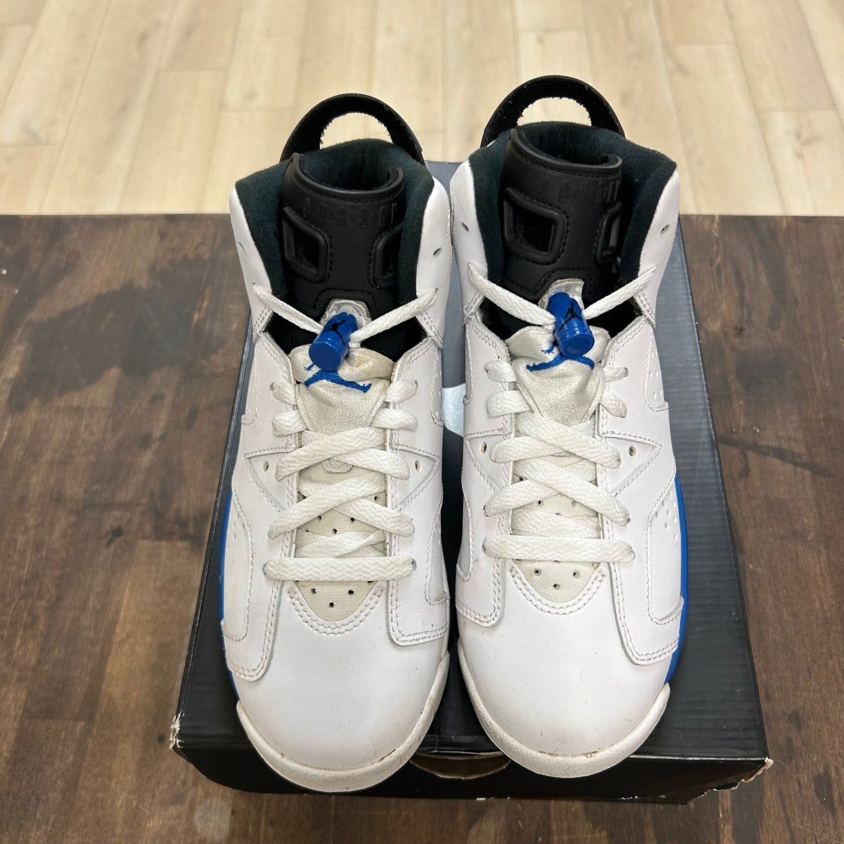 Jordan 6 Retro Sport Blue (2014) (GS) - Image 4