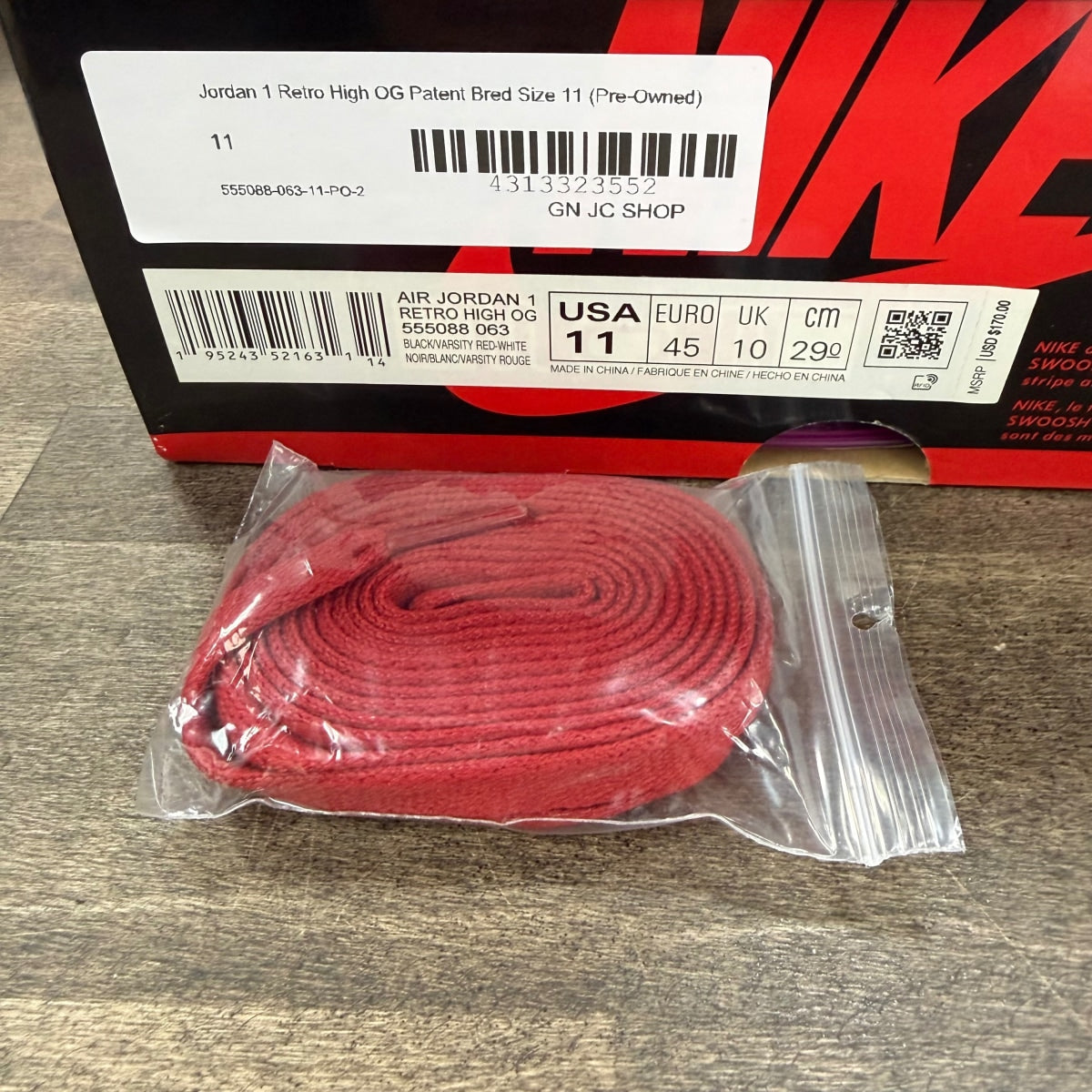 Jordan 1 Retro High OG Patent Bred - Image 6