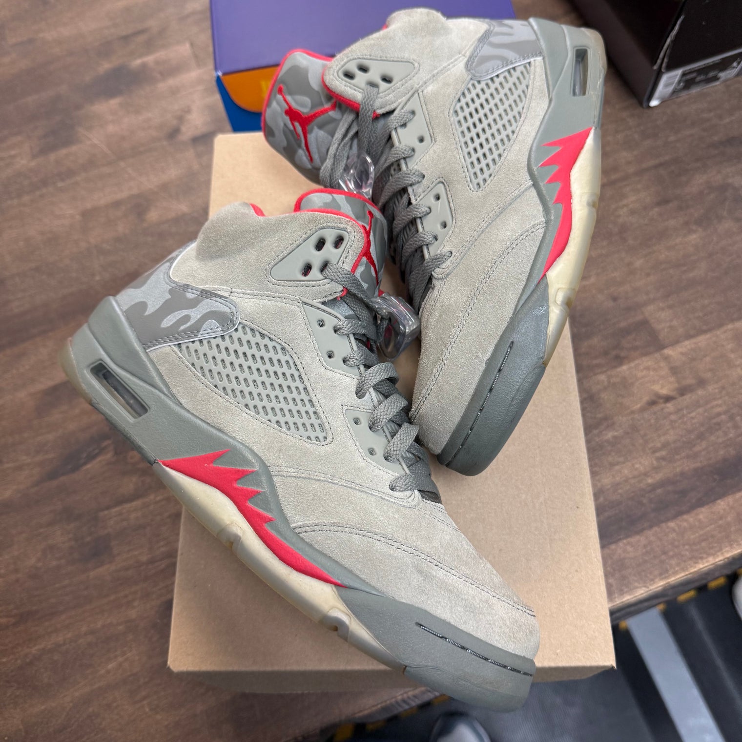 P51 Camo Jordan 5 (USED, No Box)