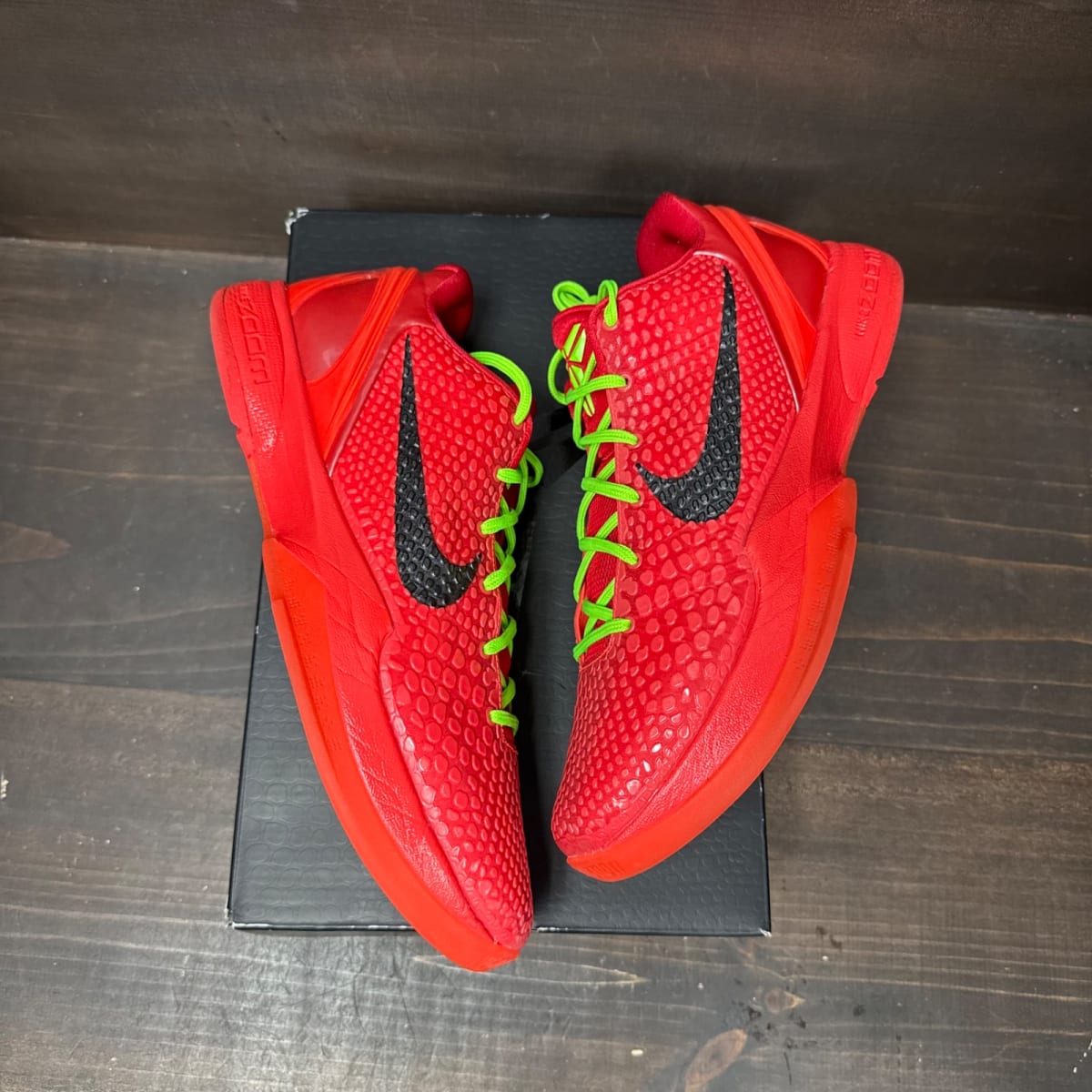 Nike Kobe 6 Protro Reverse Grinch Size 11.5 (Pre-Owned) - tag