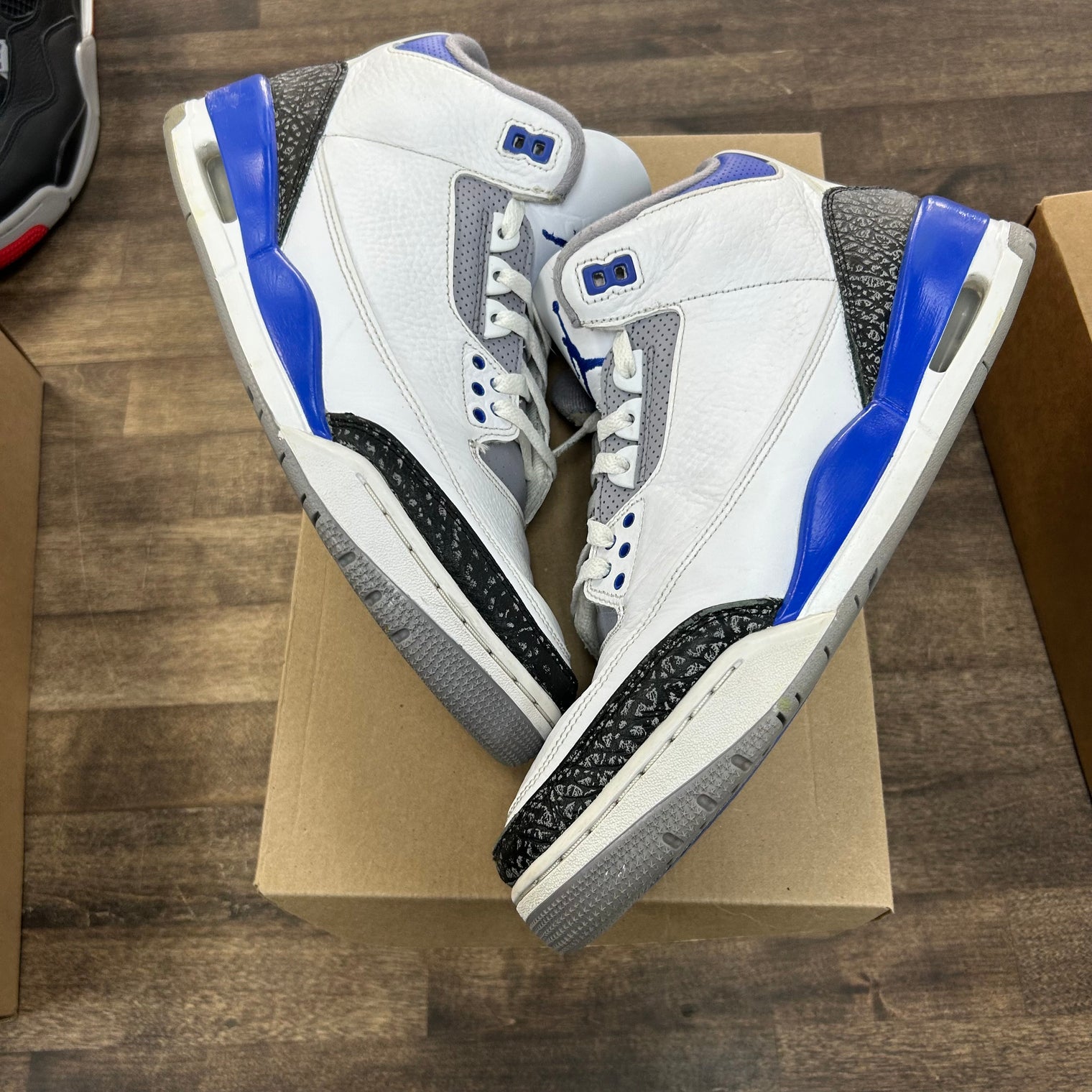Racer Blue Jordan 3 Retro (USED, No Box)