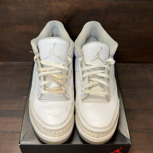 Jordan 3 Retro Pure White (2018) Size 11 (Pre-Owned) - tag